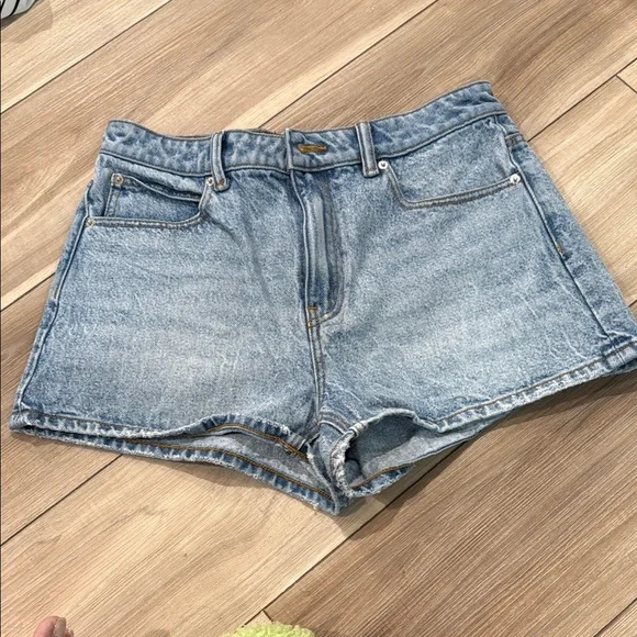 Alexander Wang Shorty High Rise Denim Sz 30 - Picture 2 of 6